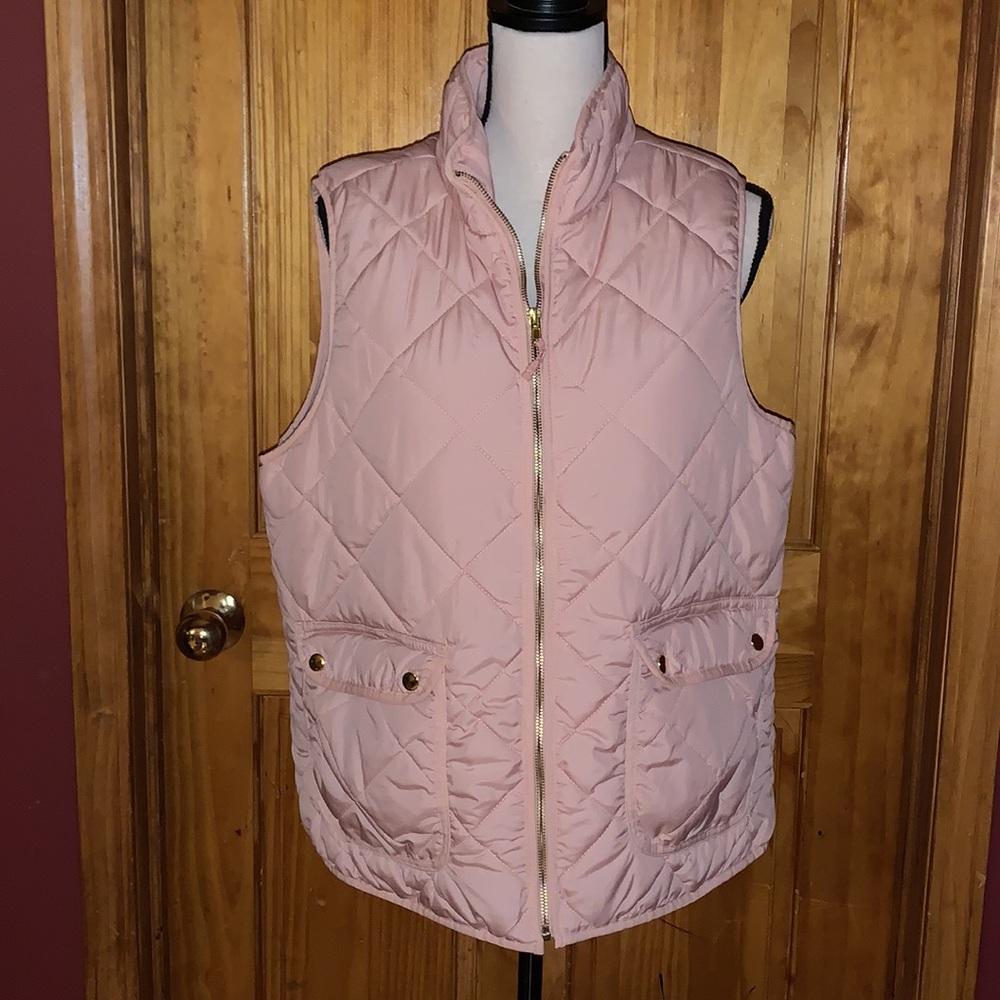 Workshop Republic Clothing Blush Pink Lightweight Quilted Vest 0X